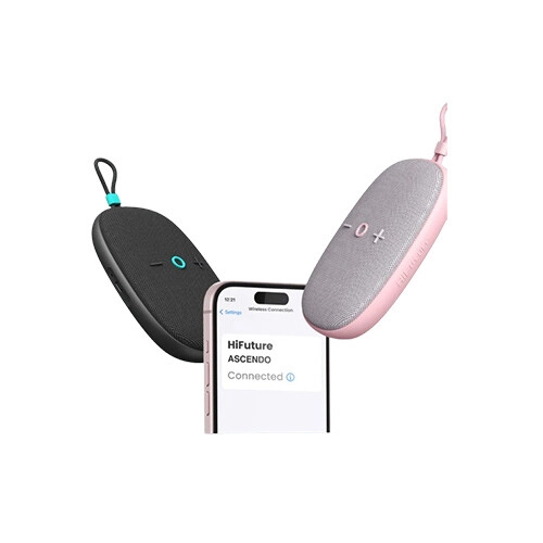 HiFuture Ascendo Portable Wireless Speaker (Pink) - 1