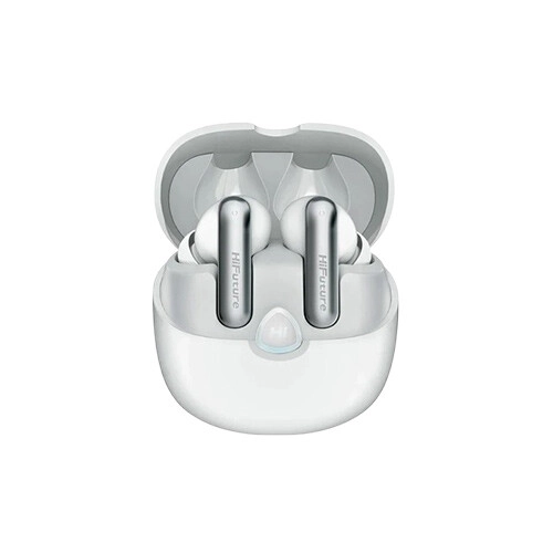 Hifuture Sonicair 4 MIc ENC Bluetooth Wireless Earbuds (White)