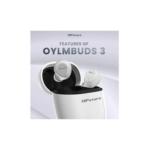 HiFuture OlymBuds3 TWS Wireless Earbuds (White) - 2