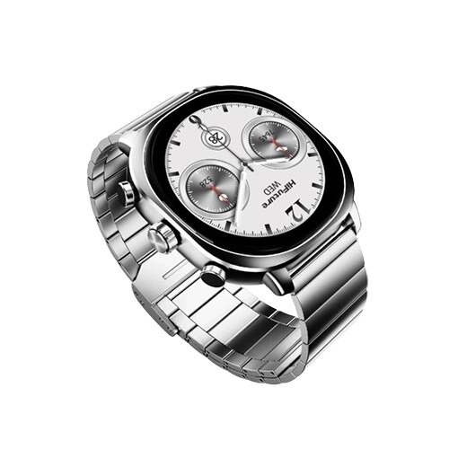 HiFuture AIX 1.43 Inch AMOLED Display Smartwatch (Silver) - 1