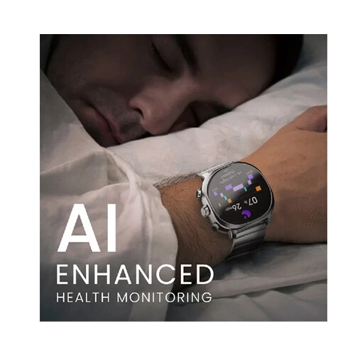 HiFuture AIX 1.43 Inch AMOLED Display Smartwatch (Silver) - 3