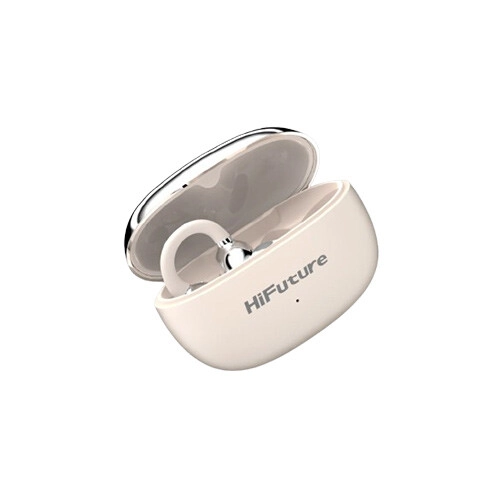 HiFuture FlexClip BT 5.4 AI ENC Earbuds (Champagne Gold) - 3