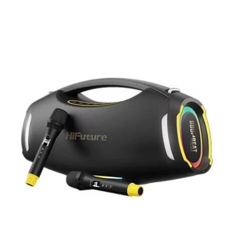 HiFuture BoomBeat 350W Party Bluetooth Speaker - Black 