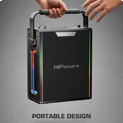 HiFuture MusicSoul-200 220W Bluetooth Speaker - Black  - 1