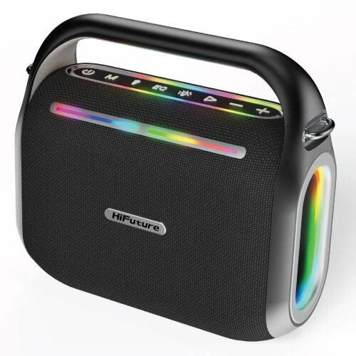 HiFuture MusicBox200 Bluetooth Portable Speaker - Black  - 1