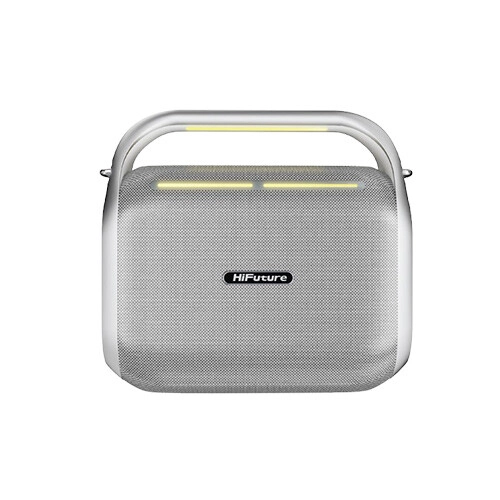 HiFuture MusicBox 200 Bluetooth Portable Speaker (Silver)