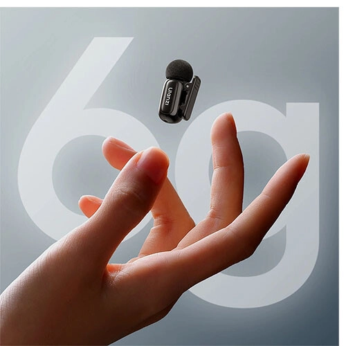 Ulanzi A200 Wireless Lavalier Microphone (Black) - 1
