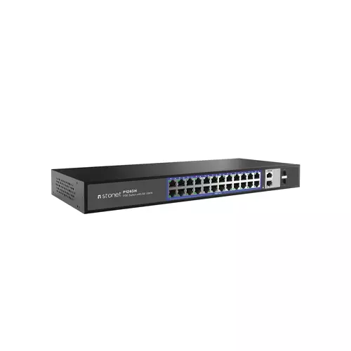 STONET P124GH 24 FE POE+2GE UPLINK POE SWITCH-1