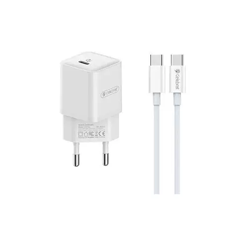 Yison Celebrat C-H7-EU 20W Fast Charger Adapter with Type-C Cable