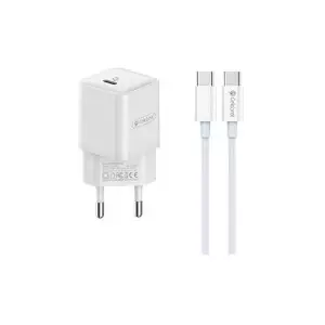Yison Celebrat C-H7-EU 20W Fast Charger Adapter with Type-C Cable