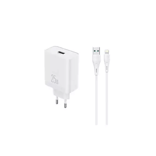 Yison Celebrat C-H8-EU 25W Charger Adapter with Lightning Cable