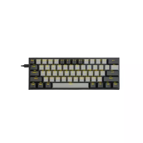 E-YOOSO Z11 WIRED SINGLE BACKLIT 61 KEYS MECHANICAL GAMING KEYBOARD (BLUE SWITCH)-1