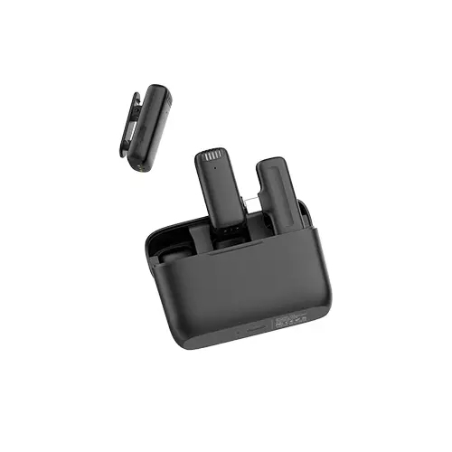 ULANZI J12 WIRELESS LAVALIER MICROPHONE SYSTEM With Charging Case For Type-C-gallery-1