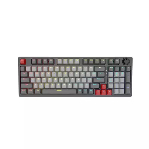 OCPC ZRC-87 Zero Compact Wired Gaming Mechanical Keyboard (Light Grey)
