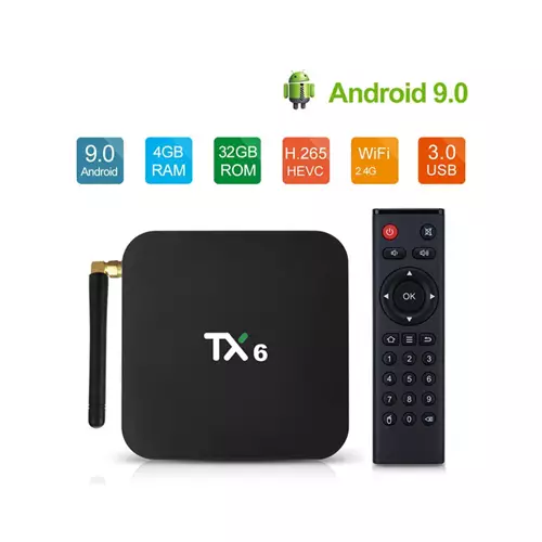 Super View Android TV Box TX6-A 4GB 32GB Ultra HD