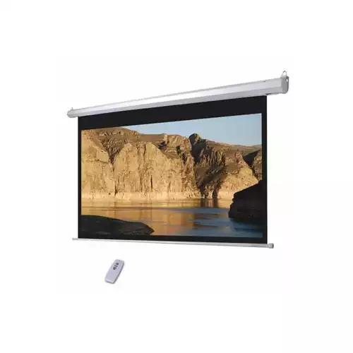 Super View 96 x 96 Inch Electric Wall Projector Screen