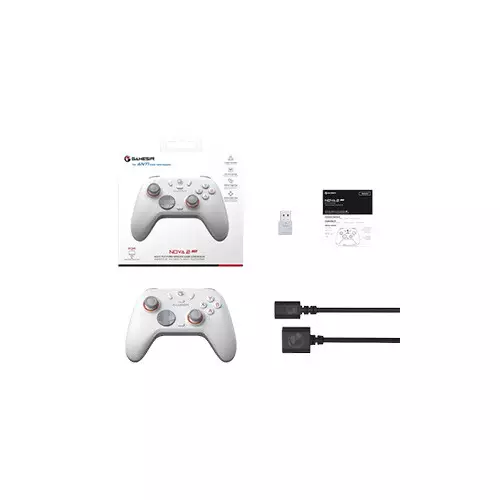 GameSir Nova 2 Lite Multi-Platform Wireless Tri-Mode Game Controller White-gallery-6