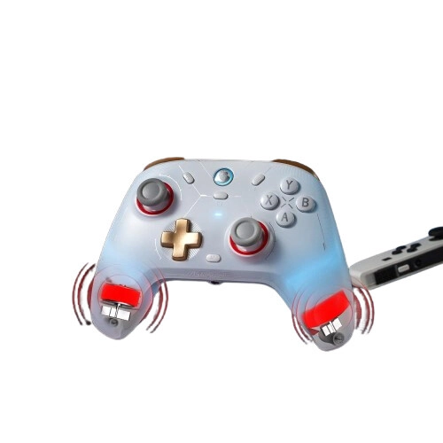 Gamesir Cyclone 2 RGB Wireless Controller with Charging Dock (White) - 6