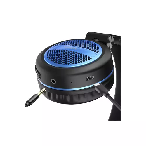 YISON B4 PORTABLE WIRELESS OVERHEAD FOLDABLE HEADPHONE (BLUE)-1