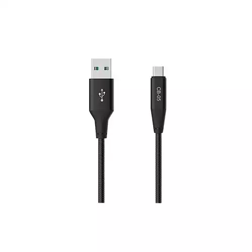 Yison Celebrat CB-05T 1m USB to Type-C Data Cable - Black