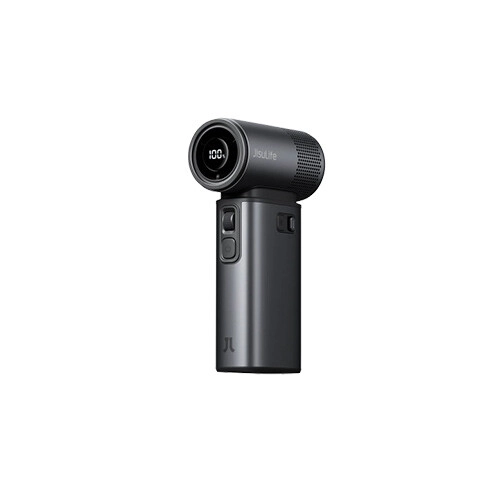 JisuLife Ultra2 9000mAh Handheld Fan (Dark Grey) Flashlight