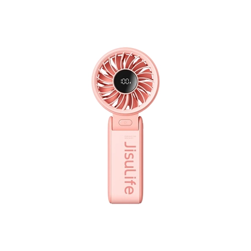 JisuLife 7 5000mAh Portable Handheld Fan (Pink)