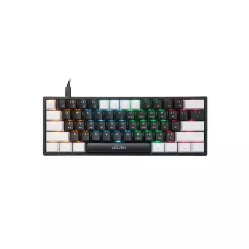 LEAVEN K620 WIRED MECHANICAL KEYBOARD BLACK
