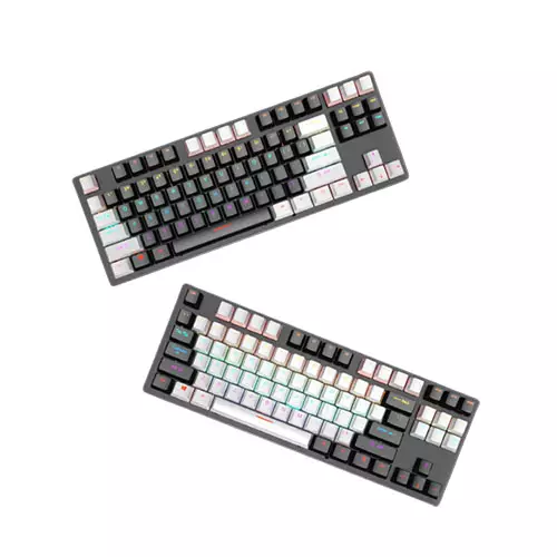 LEAVEN K550 TKL 87 KEYS WIRED MECHANICAL KEYBOARD (Hot-Swappable) BLACK-gallery-1