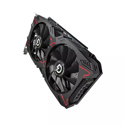PELADN RX 5500 XT 8G GDDR6 128 BIT GAMING GRAPHICS CARD WITH DUAL FANS COOLING BLACK-3