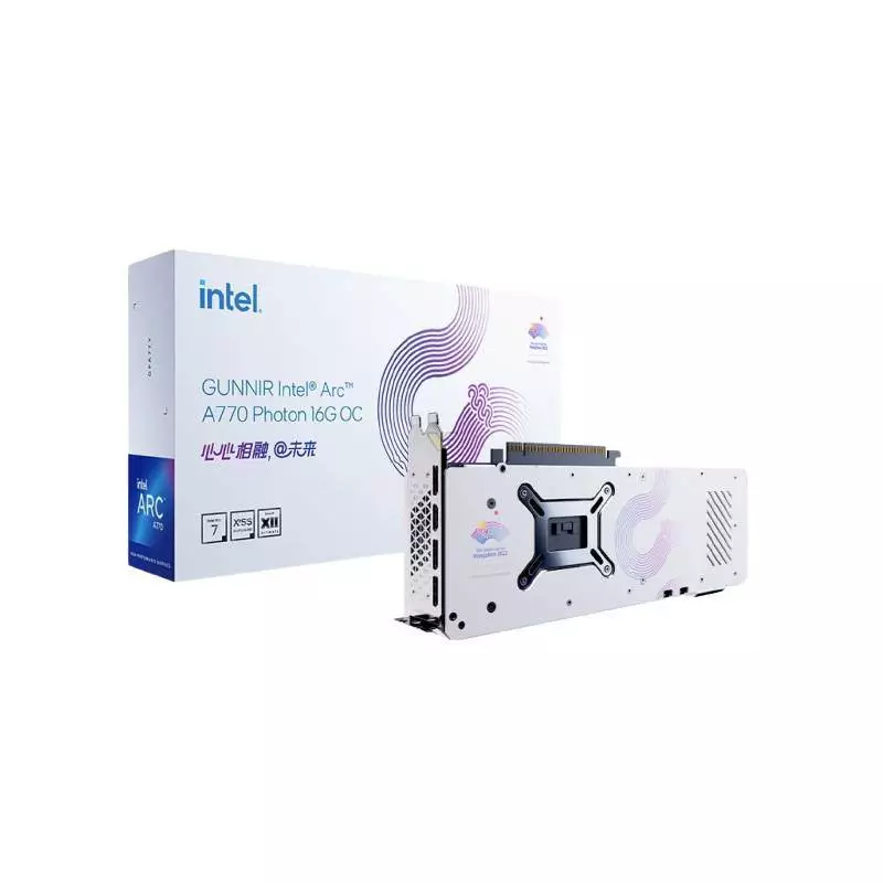 GUNNIR INTEL ARC A770 PHOTON 16G OC WHITE X GRAPHICS CARD ASIAN GAMES EDITION