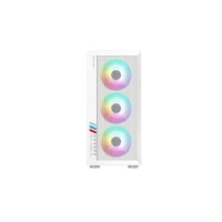 Power Train PT-701W Mid Tower Micro-ATX Desktop Casing White