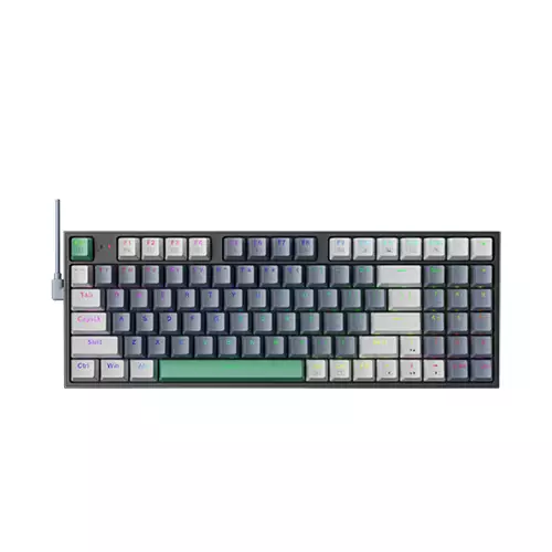 MACHENIKE K500-B94 HOTSWAPPABLE PBT KEYCAP RGB WIRED MECHANICAL KEYBOARD (BLUE SWITCH)