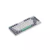 MACHENIKE K500-B84 WIRED RAINBOW RGB WHITE MECHANICAL KEYBOARD RED SWITCH-1