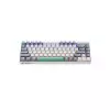 MACHENIKE K500-B84 WIRED RAINBOW RGB WHITE MECHANICAL KEYBOARD RED SWITCH-3
