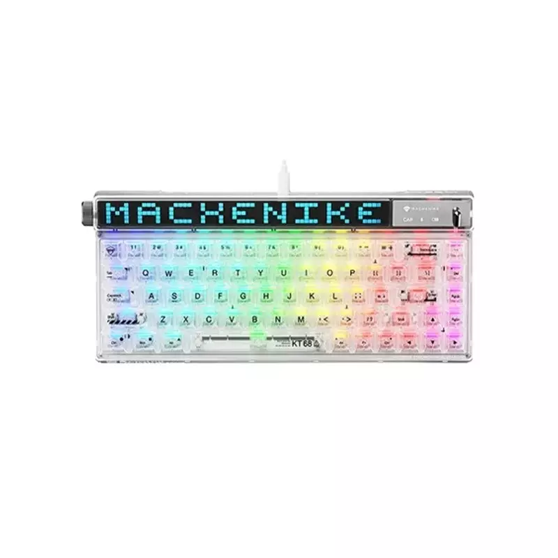 Machenike KT68 PRO TRI-Mode Mechanical With Smart Screen Keyboard