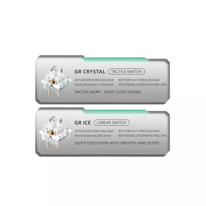 Machenike K500F Gasket Mount Transparent Mechanical Keyboard-5