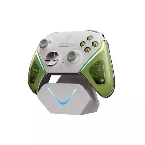 EasySMX D10 Multiplatform Gaming Controller with Charging Dock (Wirtanen Green)