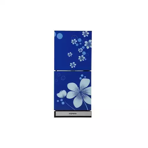 KONKA KRB-190GB-Blue Delphinium 190 Ltr Bottom Freezer 2-Door Refrigerator