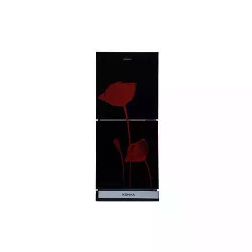 KONKA KRB-190GB-Glass Mirror 190 Ltr Bottom Freezer 2-Door Refrigerator