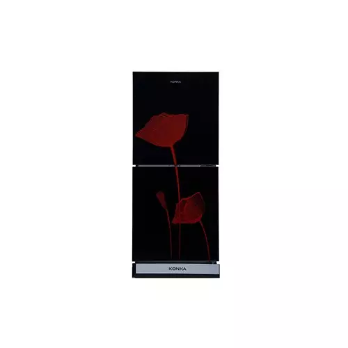 KONKA KRB-190GB-Glass Mirror 190 Ltr Bottom Freezer 2-Door Refrigerator
