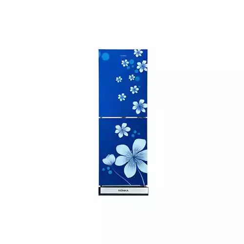 KONKA KRB-230GB-Blue Delphinium 230 Ltr Bottom Freezer 2-Door Refrigerator