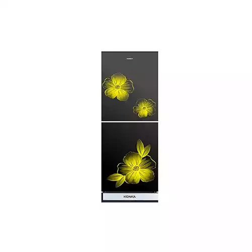 KONKA KRB-230GB-Glass Mirror 230 Ltr Bottom Freezer 2-Door Refrigerator