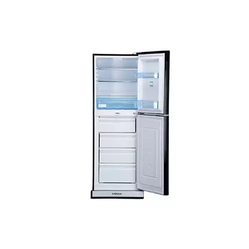 KONKA KRB-307VB-3D Red Butterfly 307 Ltr Bottom Freezer 2-Door Refrigerator-gallery-1