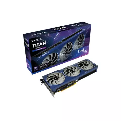 Sparkle Arc B580 TITAN OC 12GB GDDR6 Graphics Card (Black)