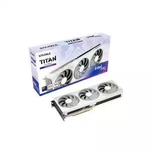 Sparkle TITAN LUNA OC Arc B580 12GB GDDR6 Graphics Card (White)