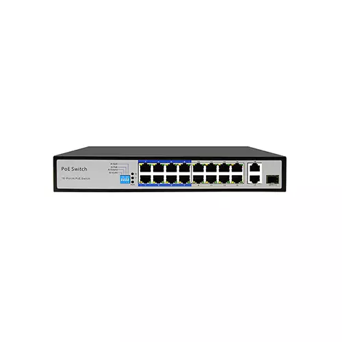 HORED AI6016 GIGABIT UPLINK 16-PORT AI POE SWITCH (BUILT-IN POWER SUPPLY)