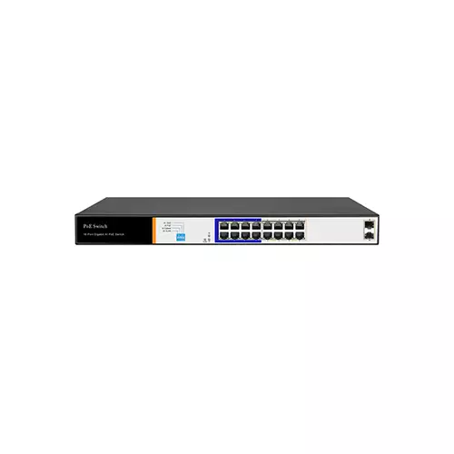 HORED AI1016G 16-PORT GIGABIT AI POE SWITCH
