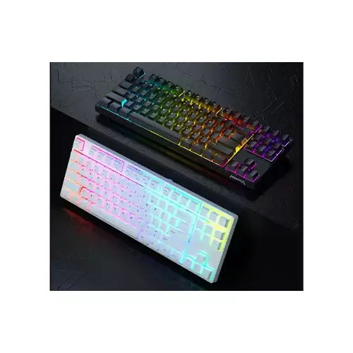 Monka A87 Pro TKL Tri Mode RGB Mechanical Keyboard (Brown Switch)-gallery-2