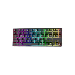 Monka A87 Pro TKL Tri-Mode RGB Mechanical Keyboard (Yellow Switch)