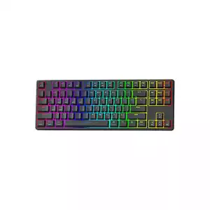 Monka A87 Pro TKL Tri-Mode RGB Mechanical Keyboard (Silver Switch)